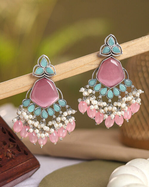 Streevibe Royal Riwaaz Chand Jhumka Alloy Chandbali Earring